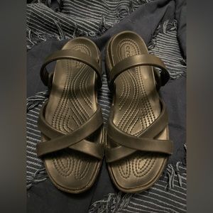 CROCS Slip On Sandals, Size 8
